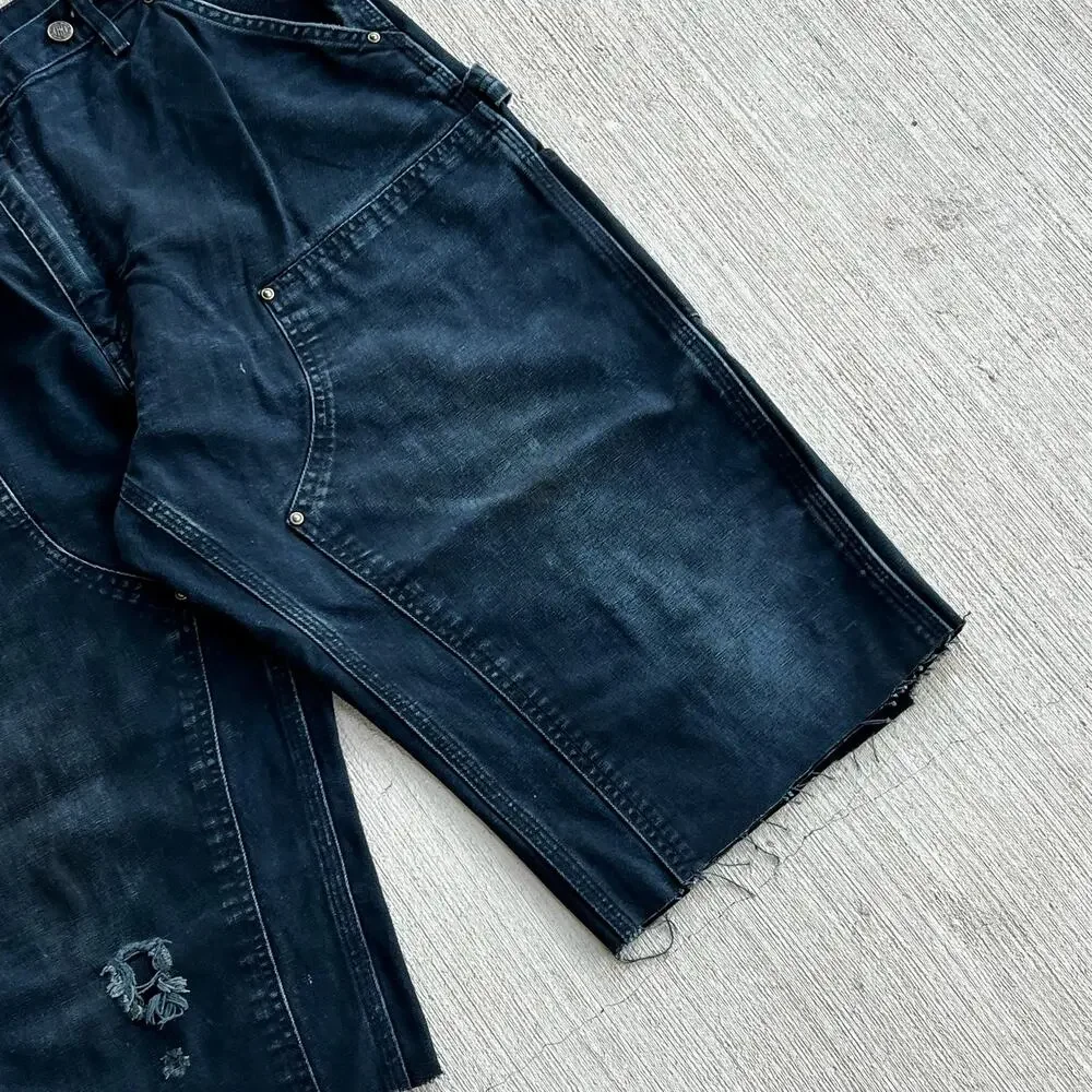 Carhartt black double knee work wear carpenter shorts